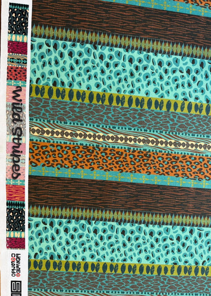 Deko / Jeans Stoff „ Wild Stripes“