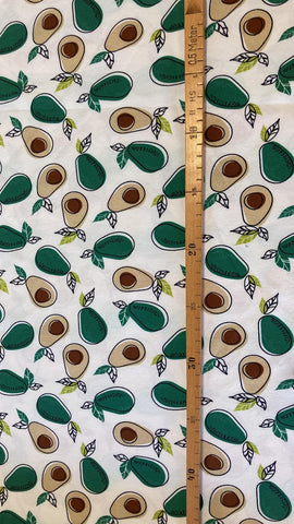 Baumwoll Jersey " Avocado"