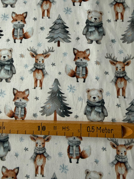 Baumwoll Jersey "Winterbärchen"