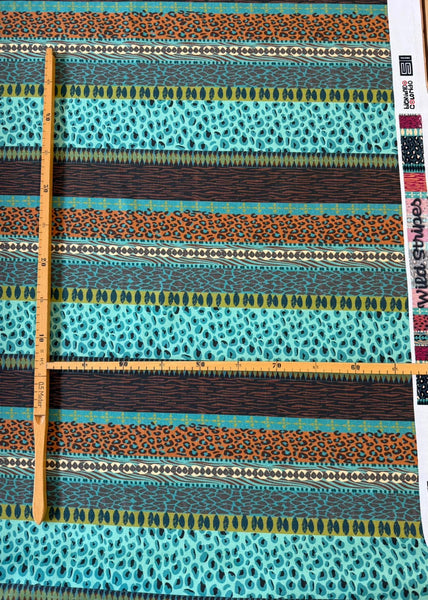 Deko / Jeans Stoff „ Wild Stripes“