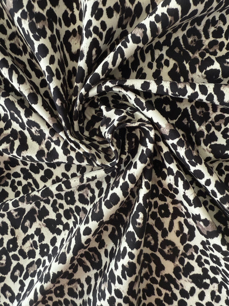 Baumwoll Jersey "Leo Black and Whit"