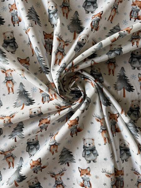 Baumwoll Jersey "Winterbärchen"