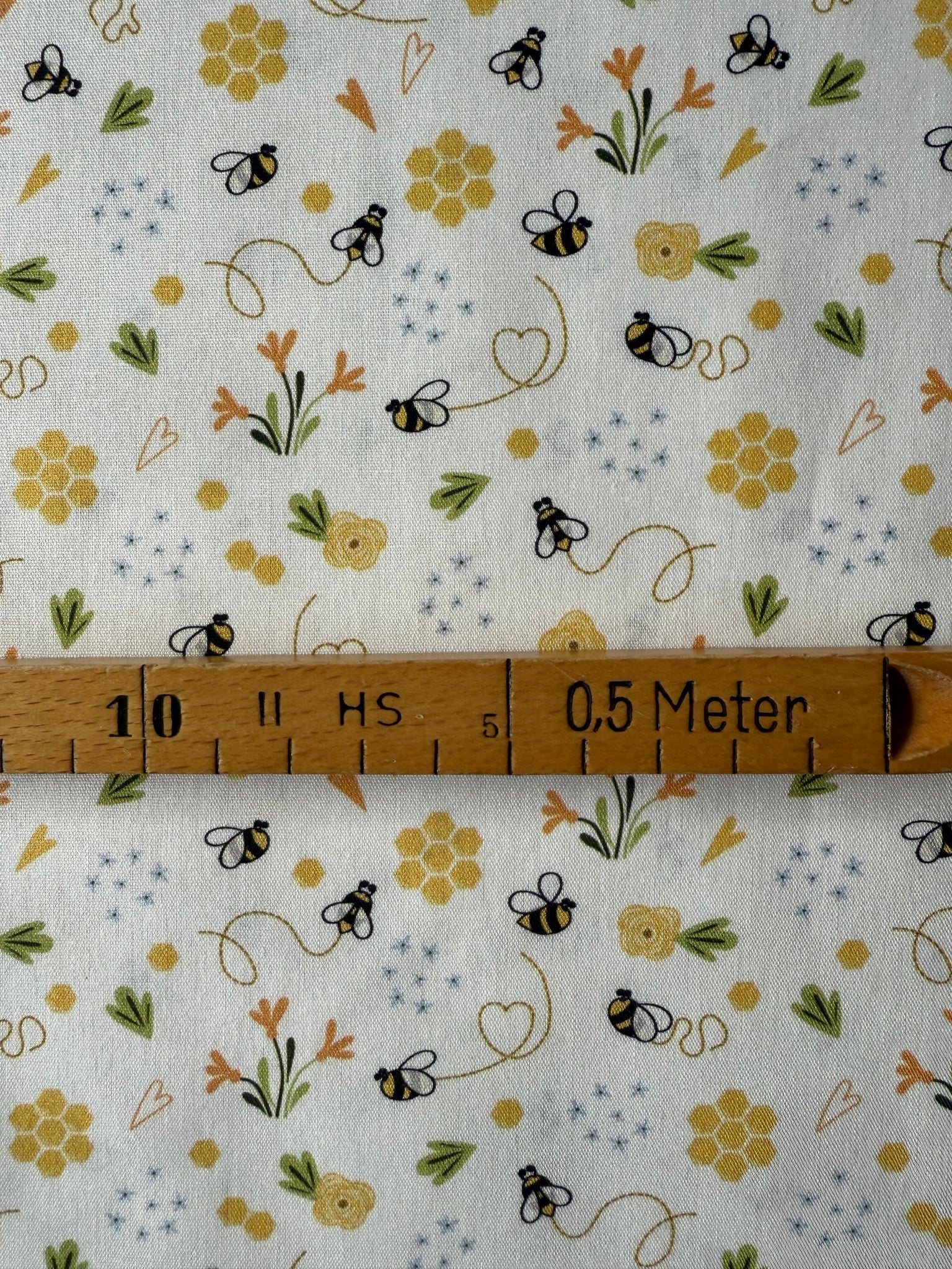 Baumwoll Druck "Bienchen"