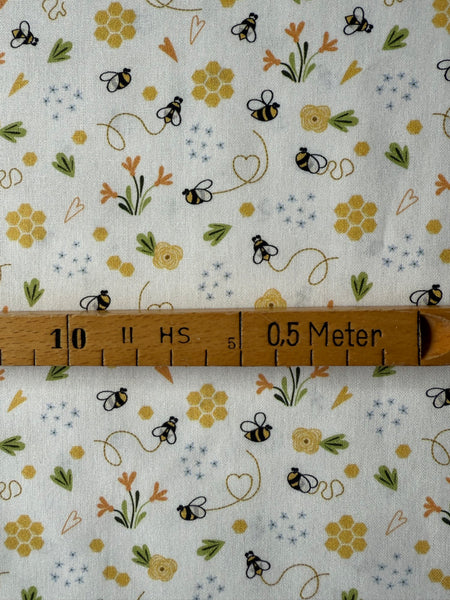 Baumwoll Druck "Bienchen"